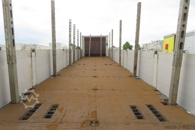 Open semitrailer KRONE Stahlmattenauflieger