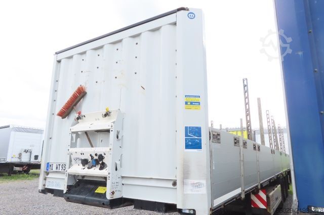 Open semitrailer KRONE Stahlmattenauflieger