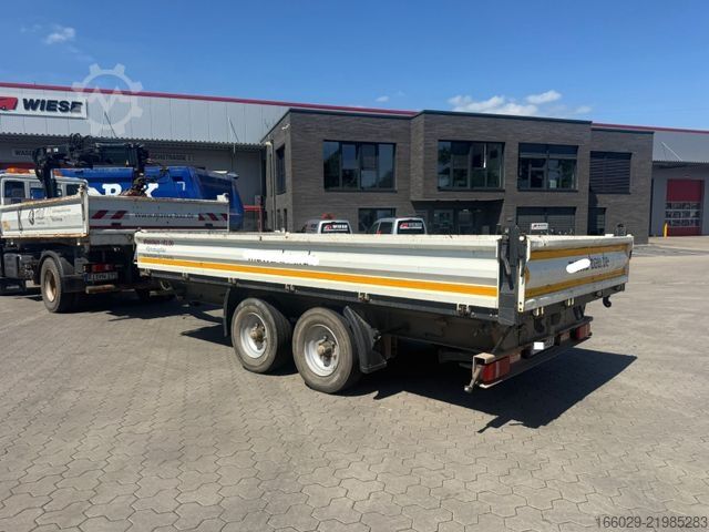 Tipper truck IVECO 140E250 Kipper mit HIAB Kran inklusive Anhänger