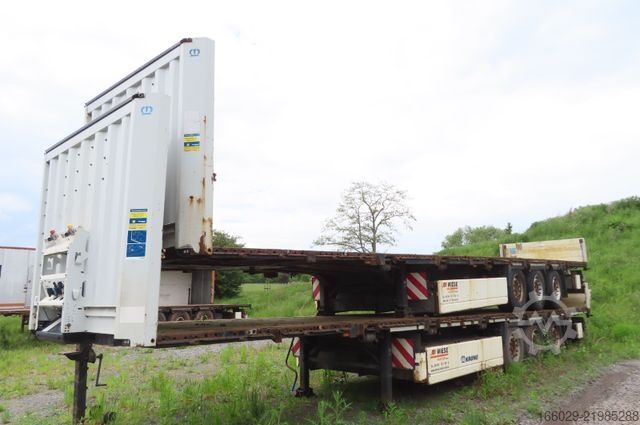 Open semitrailer KRONE Stahlmattenauflieger