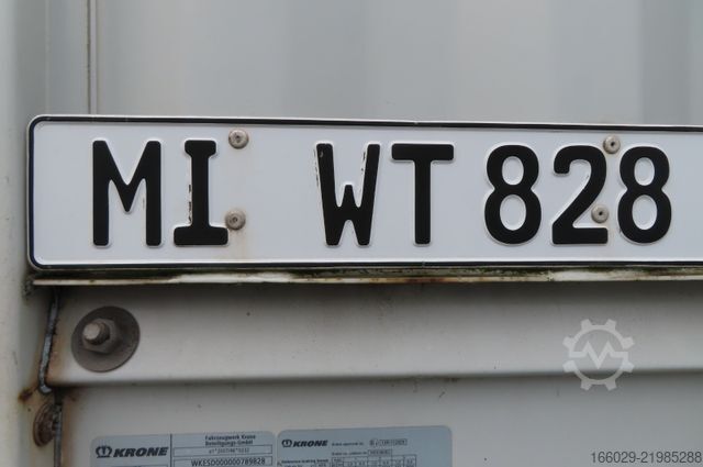 Open semitrailer KRONE Stahlmattenauflieger