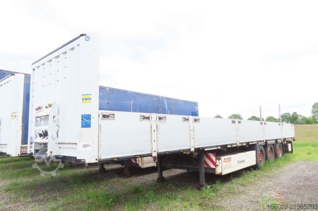 Open semitrailer KRONE Stahlmattenauflieger