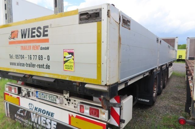Open semitrailer KRONE Stahlmattenauflieger