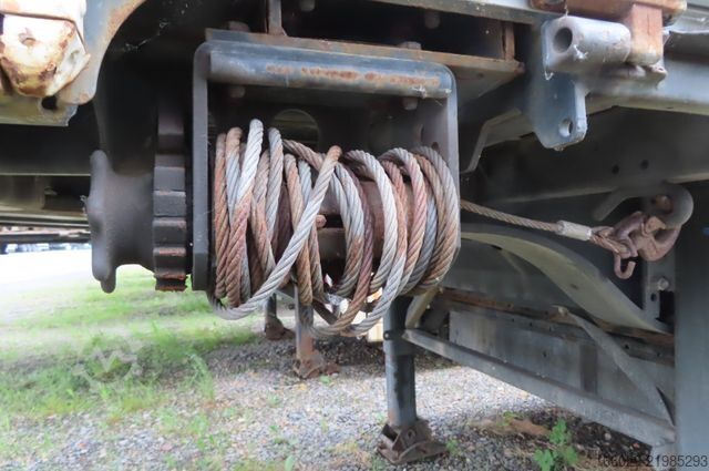 Open semitrailer KRONE Stahlmattenauflieger