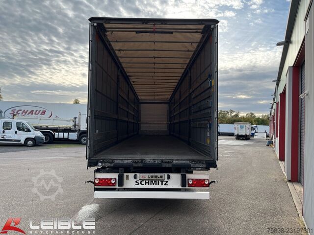 Auflieger mit Pritsche & Plane SCHMITZ CARGOBULL SCB*Standard Tautliner*Liftachse*Code XL*