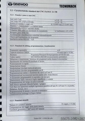 2-Achs CNC-Drehzentrum DAWEOO LYNX 200B