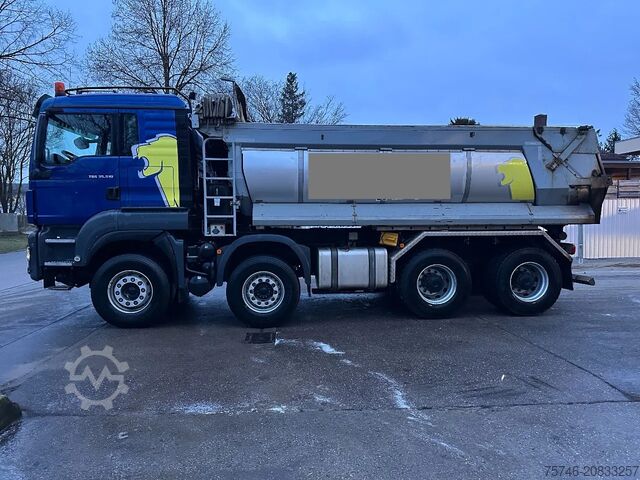 Kipper MAN TGS 35.510 8x4 Kipper*Thermomulde*Blatt*Intarde...