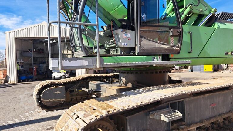 Umschlagbagger Sennebogen 850R with hydraulic rotating grapple