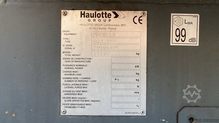 Gelenkarbeitsbühne Haulotte H23TPX (23m)