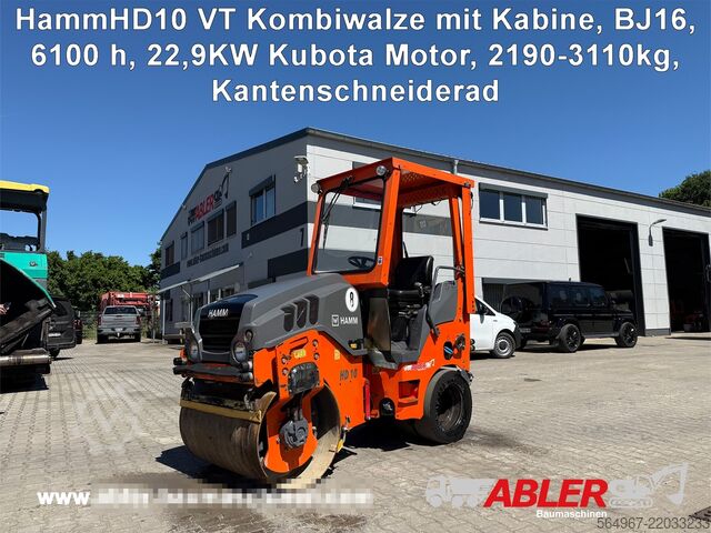 Combination roller Hamm HD10 VT Kombiwalze mit Kabine 22,9 kW Ku