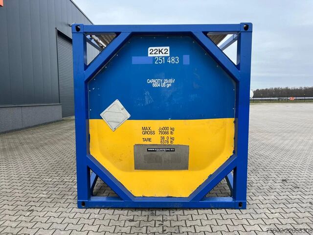 Tank container Welfit Oddy 20FT ISO, 24.930L / 1-COMP  / T11 / valid 5Y/CS...