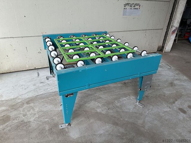 Roller conveyor driven with rotary unit Grenzebach RFS 1250 x 1500 mm