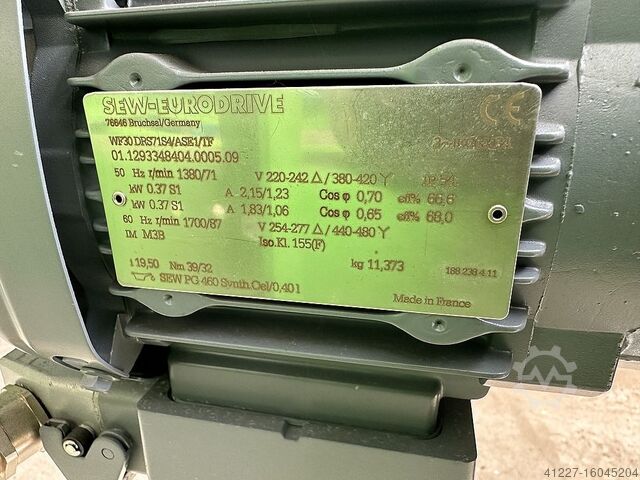 Roller conveyor driven with lifting unit Grenzebach RFS 1250 x 1500 mm