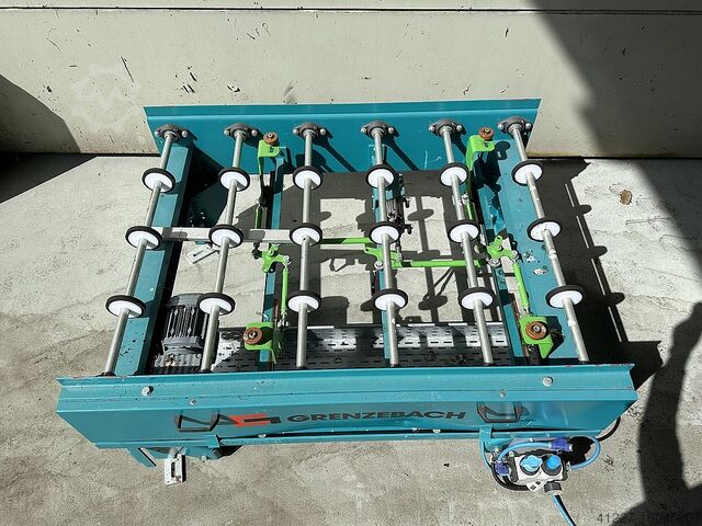 Roller conveyor driven with guide Grenzebach RFS 1250 x 1000 mm