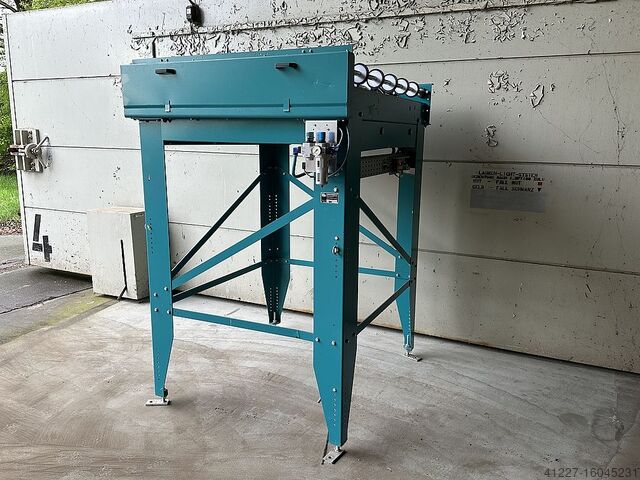 Transfer station roller conveyor Grenzebach WRSZP 1250 x 1400 mm