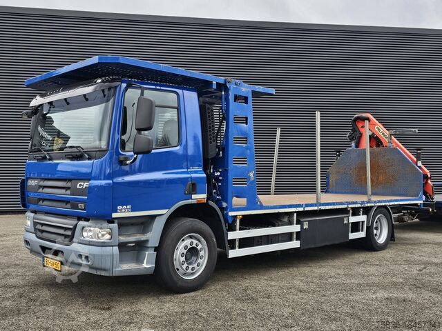 Crane truck DAF CF 75.310 / TRAILER + PALFINGER CRANE/KRAN