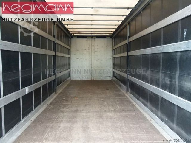 Low loader trailer  Spermann, Schiebeplane mit hydraulischer Rampe