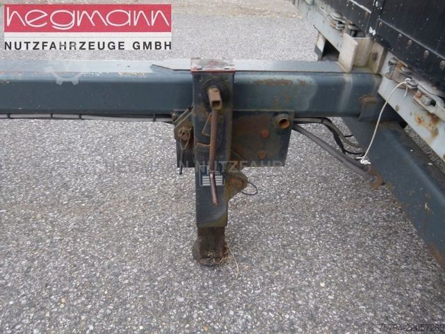 Low loader trailer  Spermann, Schiebeplane mit hydraulischer Rampe
