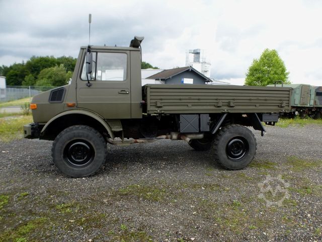 Pritschenwagen UNIMOG U 1300 L Turbo OM 366 Pritsche schnelle Achsen
