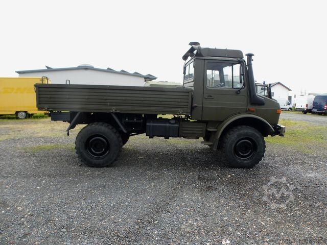 Pritschenwagen UNIMOG U 1300 L Turbo OM 366 Pritsche schnelle Achsen
