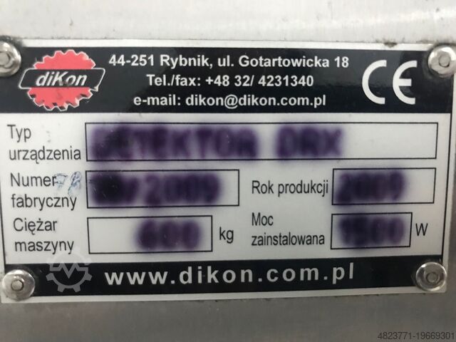 X-ray detector DICON DRX