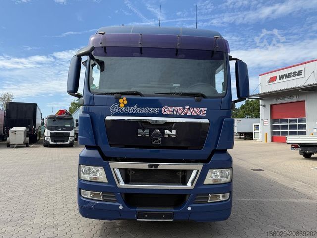 LKW mit Kofferaufbau MAN TGA  Schwenkwand-Getränkeaufbau incl. Anhänger