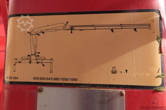 Roll off trailer  Krancontainer HMF 1063