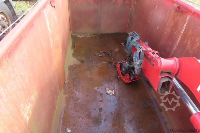 Anhänger-Wechselfahrgestell  Krancontainer HMF 1063