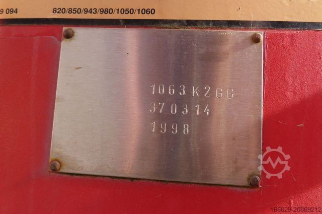 Anhänger-Wechselfahrgestell  Krancontainer HMF 1063