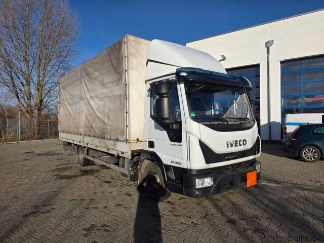 Curtain sider van IVECO 80-220 Eurocargo, Gardine, Ladebordwand, 1.Hand