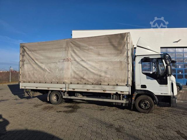 Curtain sider van IVECO 80-220 Eurocargo, Gardine, Ladebordwand, 1.Hand