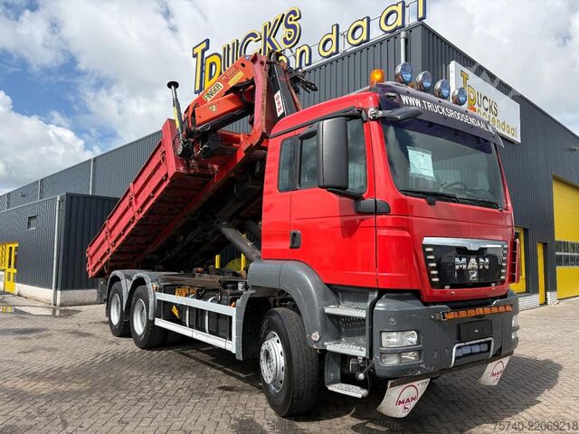 Hakenarmsystem MAN TGA 26.400 + PALFINGER PK12.000 + TIPPER + CONT...