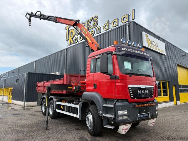 Hakenarmsystem MAN TGA 26.400 + PALFINGER PK12.000 + TIPPER + CONT...
