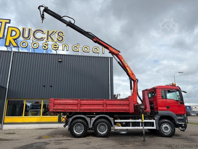 Hakenarmsystem MAN TGA 26.400 + PALFINGER PK12.000 + TIPPER + CONT...