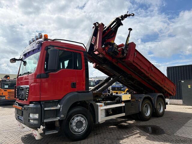Hakenarmsystem MAN TGA 26.400 + PALFINGER PK12.000 + TIPPER + CONT...