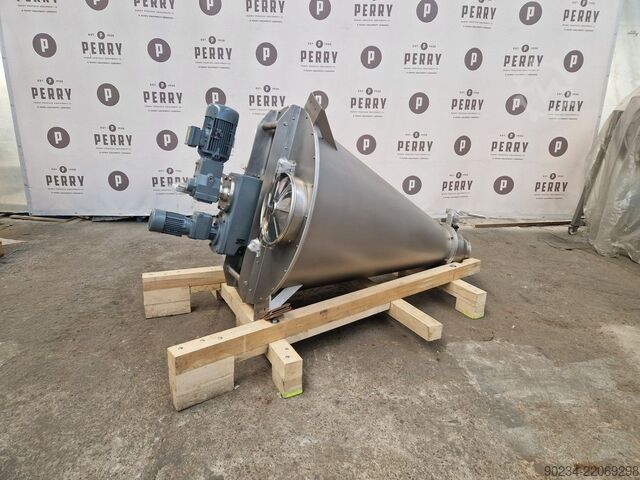Nagelneuer 600-Liter PERRYmix Konusmischer Modell HVP 600 aus Edelstahl PERRYMIX HVP 600