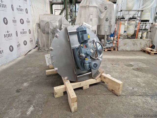 Nagelneuer 600-Liter PERRYmix Konusmischer Modell HVP 600 aus Edelstahl PERRYMIX HVP 600