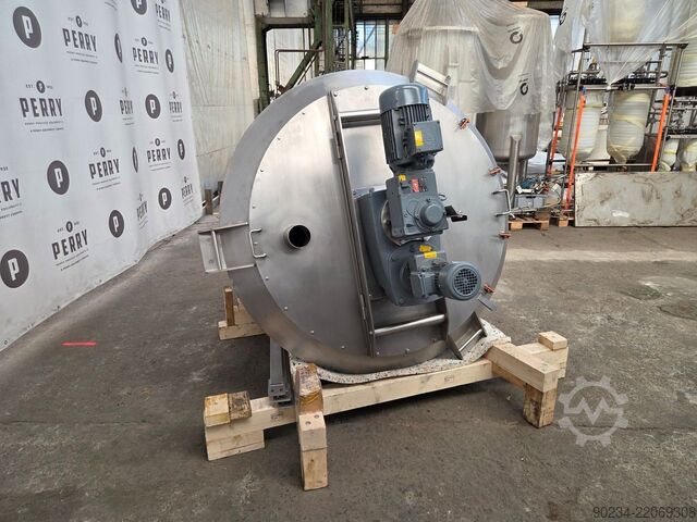 Nagelneuer 2000 Liter PERRYmix Modell HVP 2000 Edelstahl-Konusmischer PERRYMIX HVP 2000
