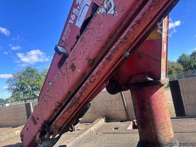 Open semitrailer GLORIA Gloria 30SAA - Ladekran