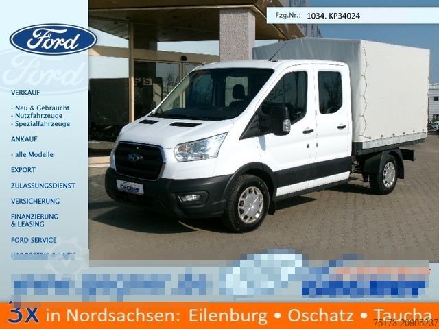 Pritschenwagen FORD Transit Doka Pritsche 350 L2 Trend 130PS 4x4 AHK