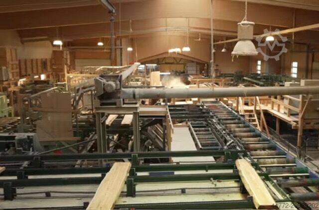 Komplettes Sägewerk (stationär) Möhringer EWD Häwa Kallfass Brodbaek Running Bandsaw NKU 150 Optimes etc.