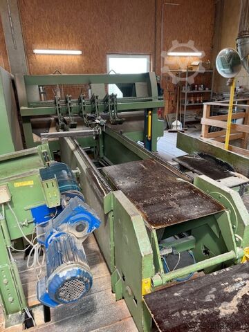 Komplettes Sägewerk (stationär) Möhringer EWD Häwa Kallfass Brodbaek Running Bandsaw NKU 150 Optimes etc.