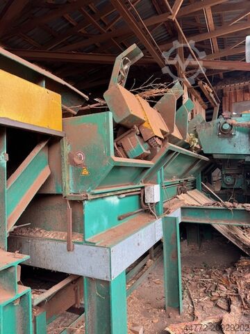 Komplettes Sägewerk (stationär) Möhringer EWD Häwa Kallfass Brodbaek Running Bandsaw NKU 150 Optimes etc.