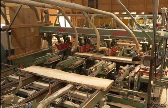 Komplettes Sägewerk (stationär) Möhringer EWD Häwa Kallfass Brodbaek Running Bandsaw NKU 150 Optimes etc.
