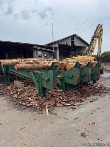 Komplettes Sägewerk (stationär) Möhringer EWD Häwa Kallfass Brodbaek Running Bandsaw NKU 150 Optimes etc.