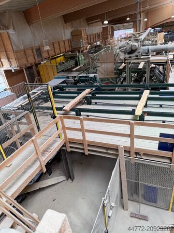 Komplettes Sägewerk (stationär) Möhringer EWD Häwa Kallfass Brodbaek Running Bandsaw NKU 150 Optimes etc.