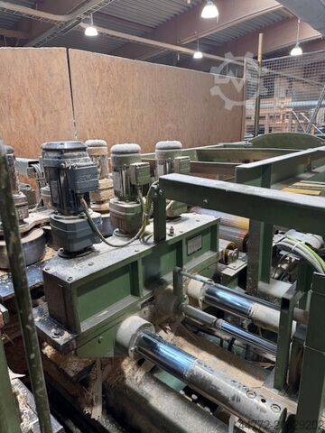 Komplettes Sägewerk (stationär) Möhringer EWD Häwa Kallfass Brodbaek Running Bandsaw NKU 150 Optimes etc.