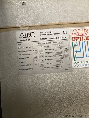 Suction device Alko Mobil Power Jet 250