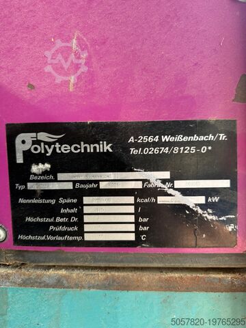 Polytechnik biomass boiler 400 kW Polytechnik PR400U