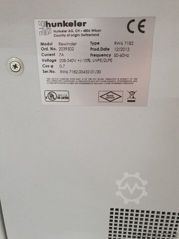 Vorhub (Vor-Hub-/Senkeinrichtung) Hunkeler UW6 + RW6